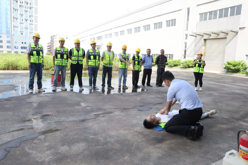  【六月安全生產(chǎn)月】恩平工廠組織消防演練及心肺復(fù)蘇救治演練