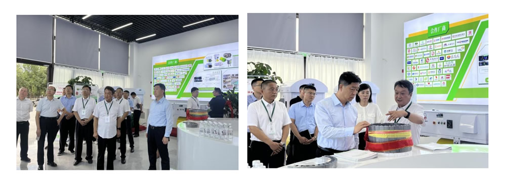 八師石河子市黨委書記鄂宏達副師長王瑞玲等一行 前來指導(dǎo)工作